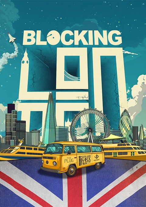 BlockParty London Series event announcement design  — MetaCraft.
