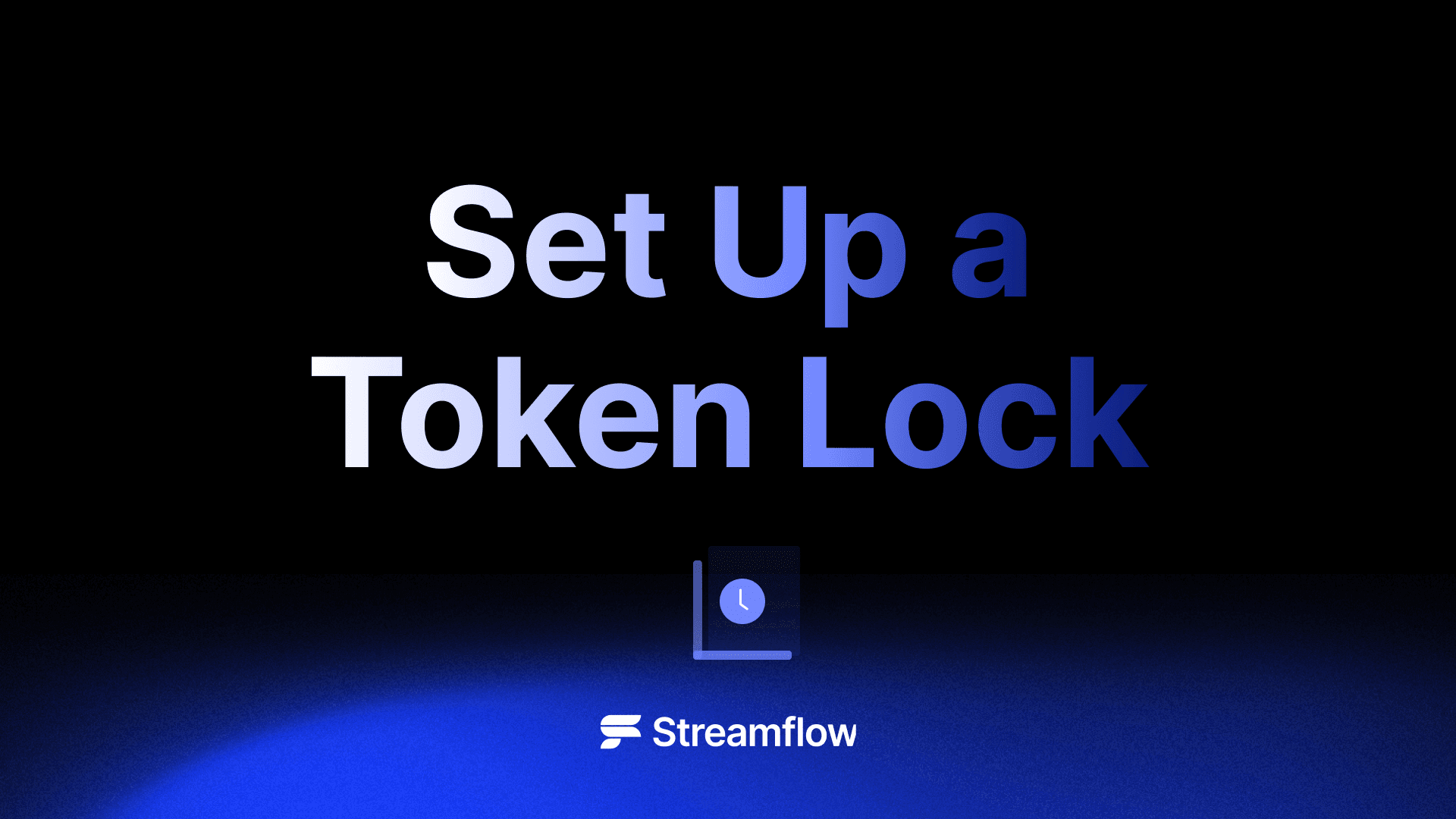 Set up a token lock on Solana via Streamflow