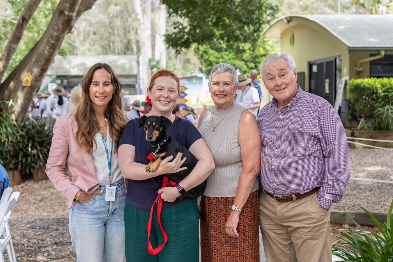 Councillor Shelley Curtis, Katie Garrett, Denise Bradley and Bruce Paige