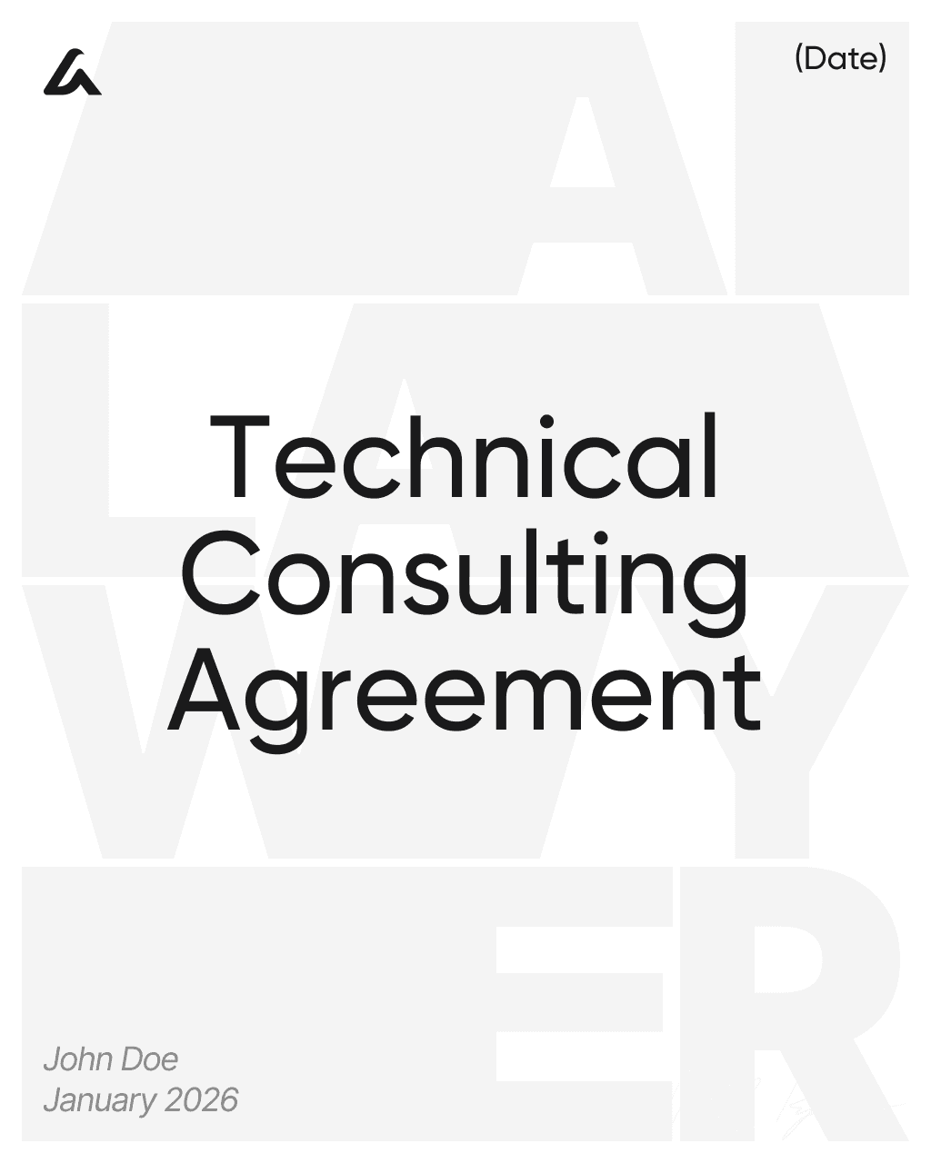 Technical Consulting Agreement