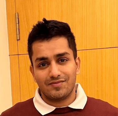 a man smiling for the camera