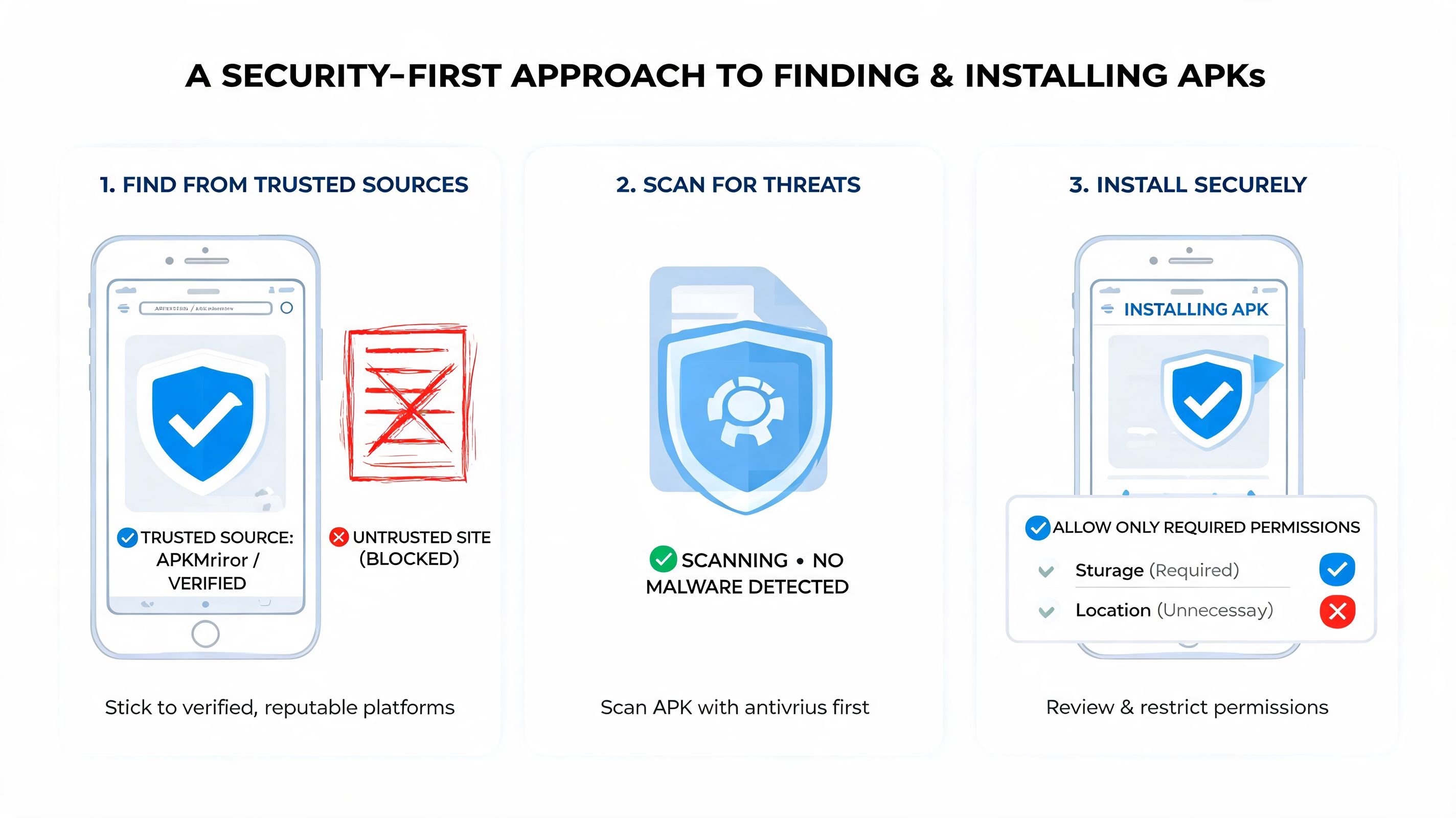 A security-first guide for finding and installing APKs safely on mobile devices using trusted sources and permissions.