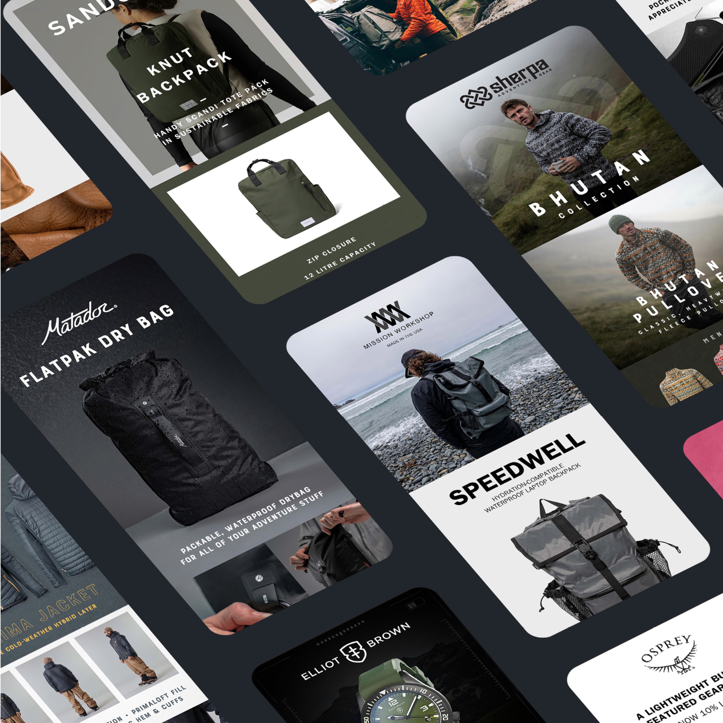 Large outdoor billboard amid trees, showing a purple-to-peach gradient background with the white text “Your mental health, simplified.” and a small purple gradient pill-shaped logo above the word “Circular.”