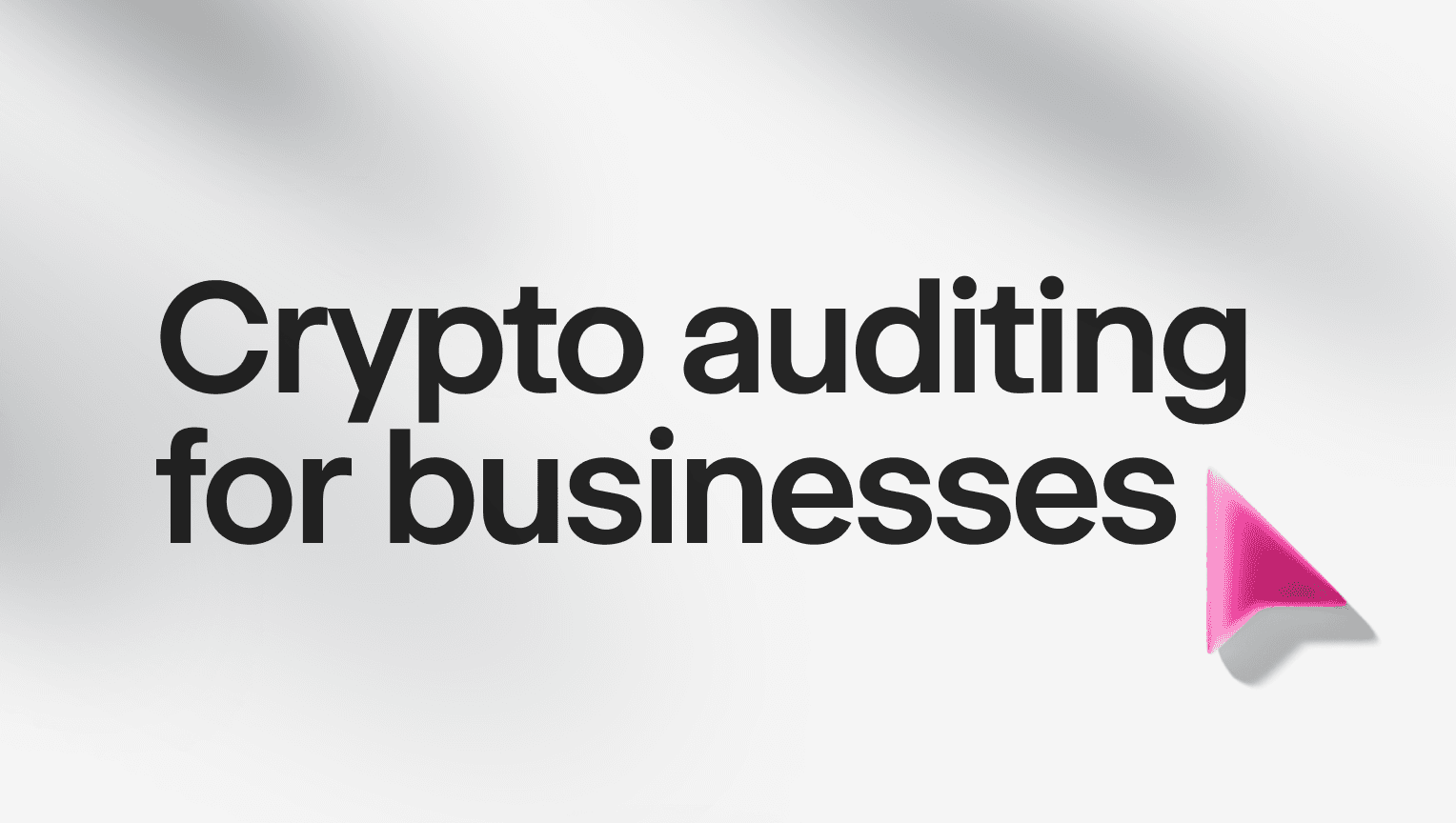 Introduction To Blockchain & Crypto Auditing For Businesses - Crypto Auditing 