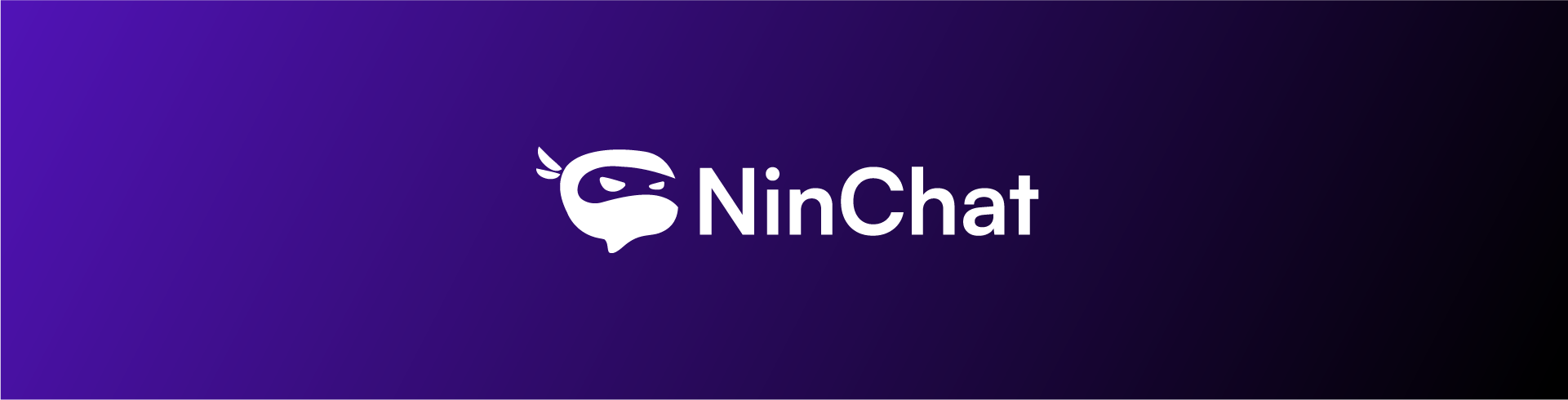 NinChat brand identity mockup