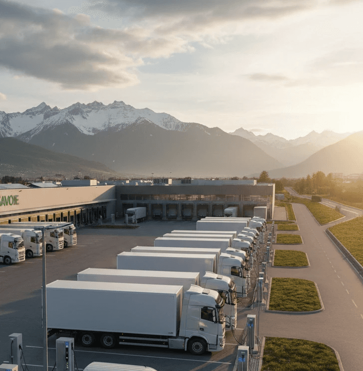 man standing behind flat screen computer monitor