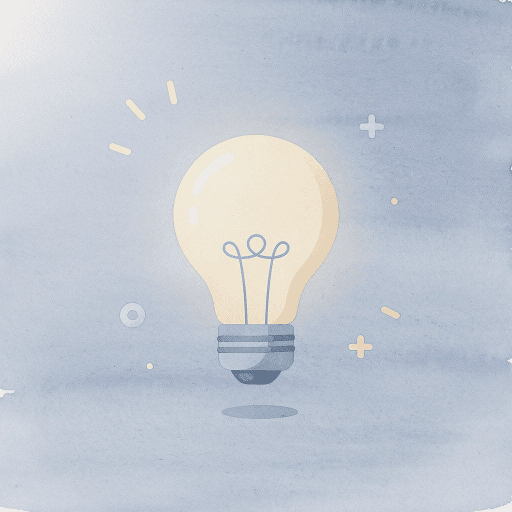 Lightbulb icon representing creative inspiration