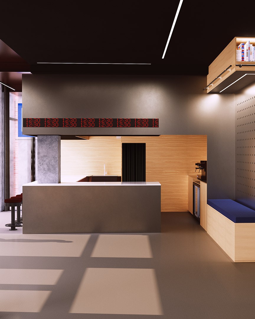 3D Render of Studio C