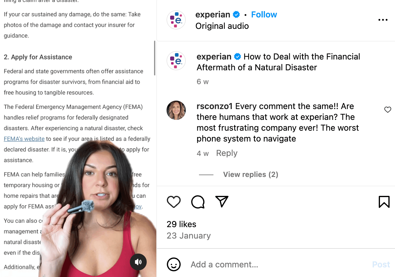 Marketing Spotlight Experian social media content