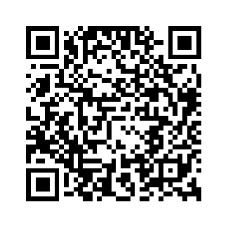QR code, black and white, scannable