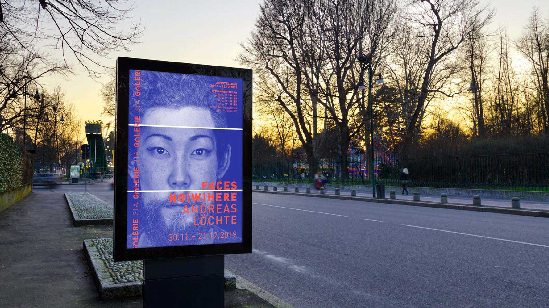 Ausstellungsplakat der Galerie 31a – visuelle Identität für Kunst & Kultur