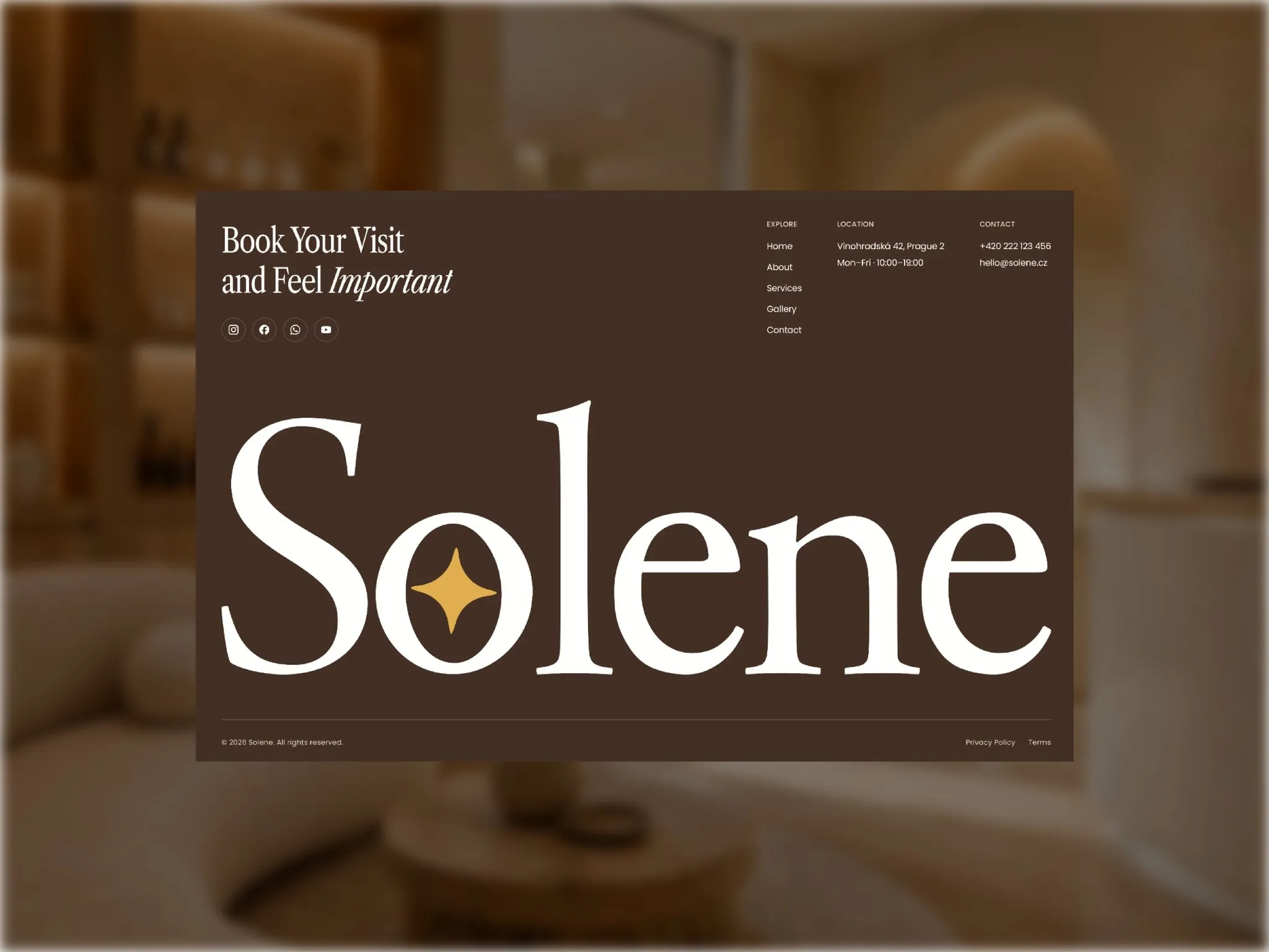 Vizuální identita kosmetického salonu Solene