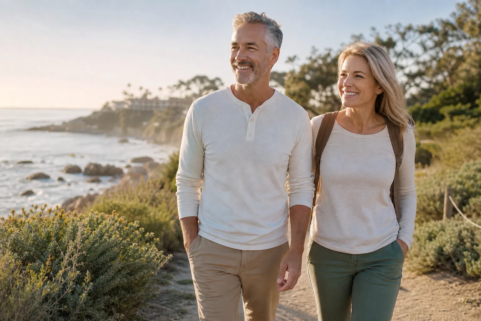 Healthy active adults enjoying vitality