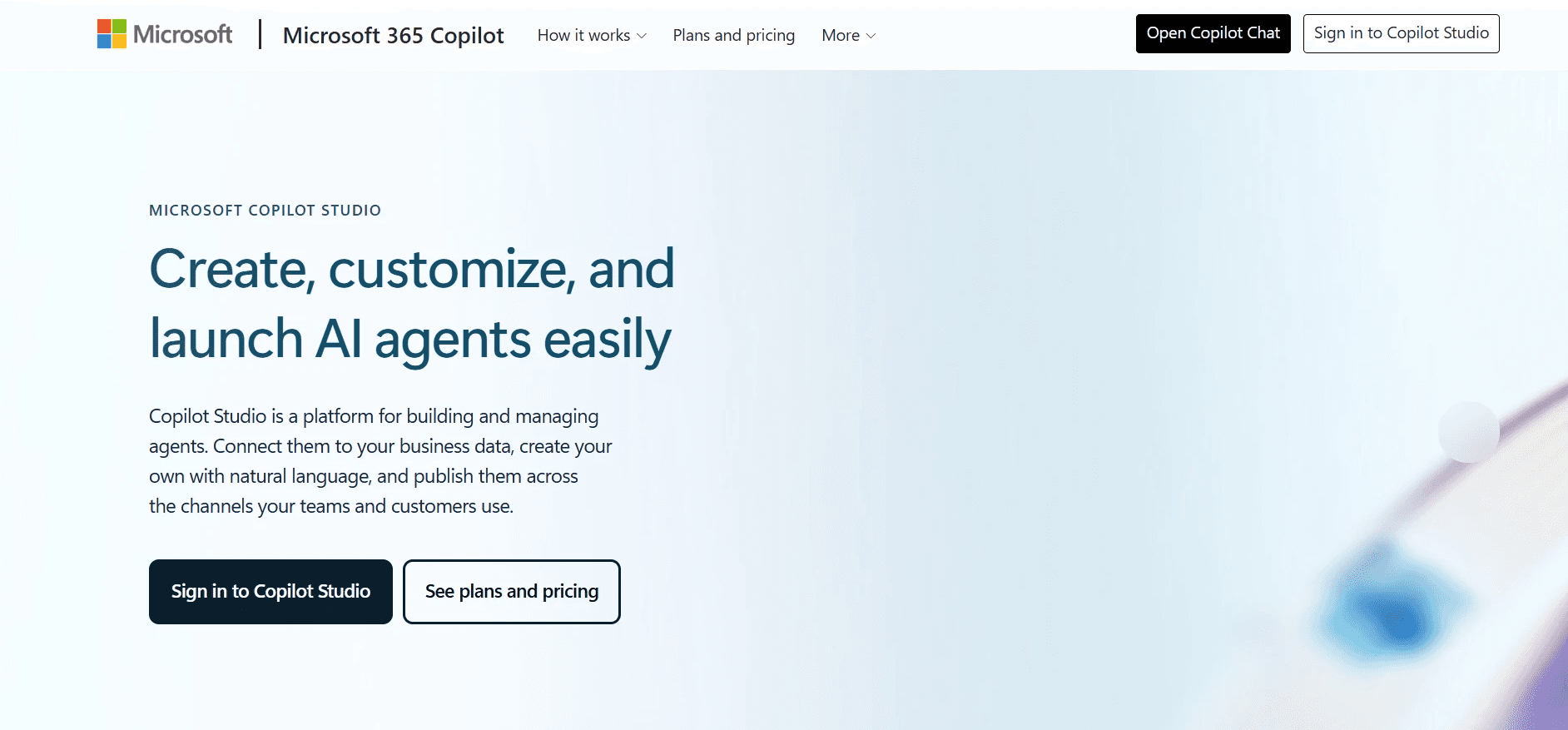 Microsoft Power Apps + Copilot Studio