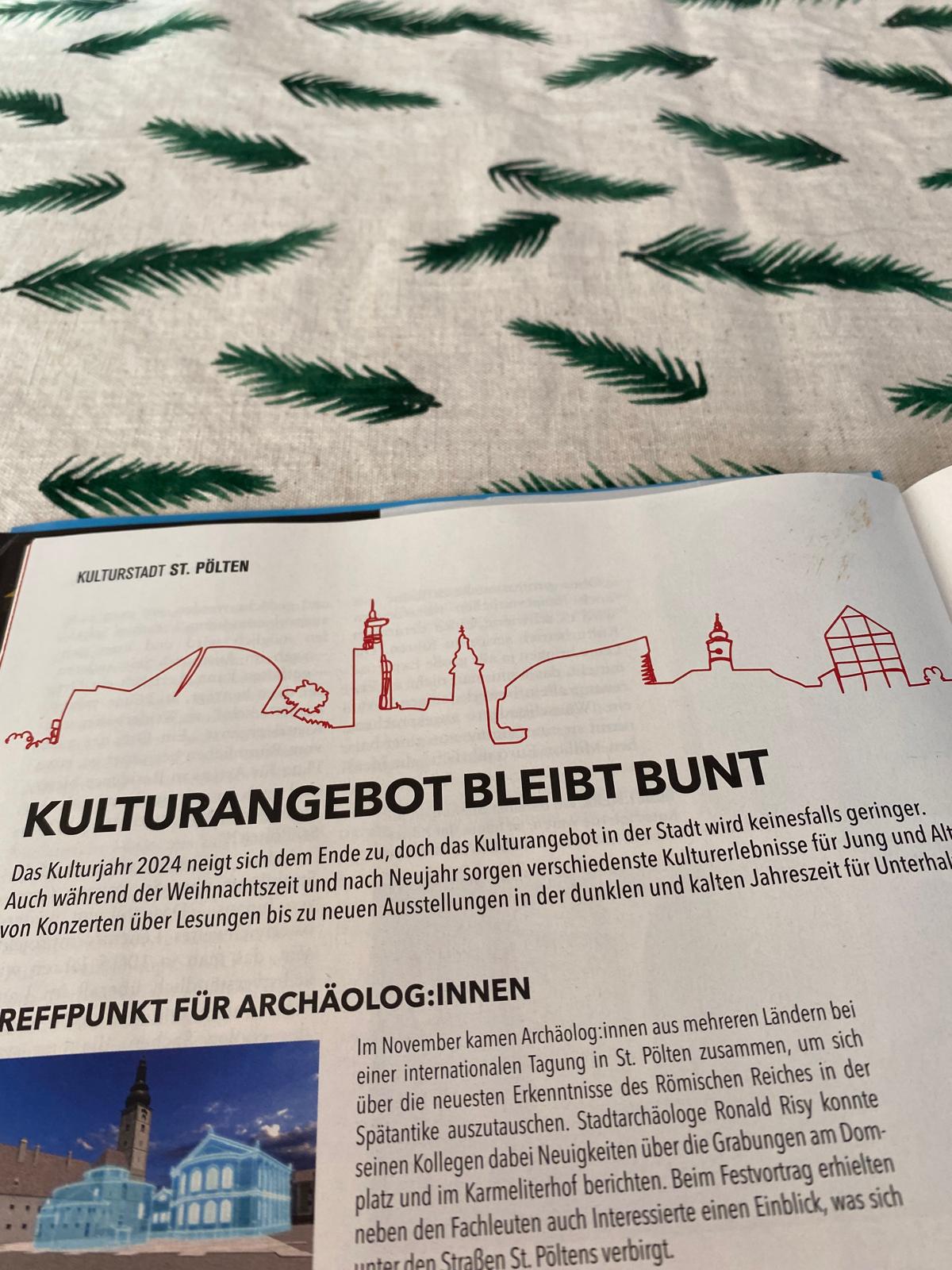STP Skyline Visual in einem Magazin