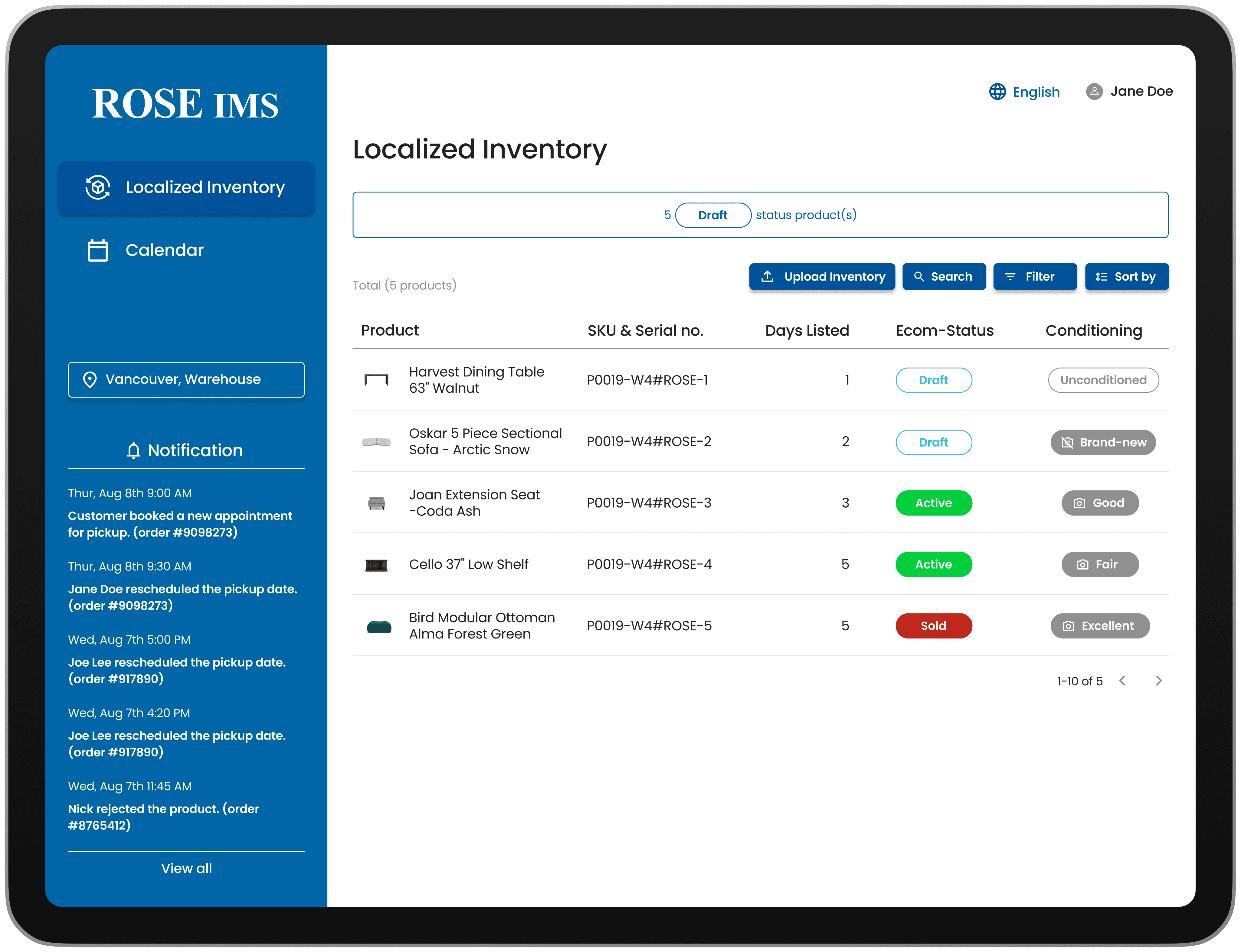 An image of Dreelio's dashboard