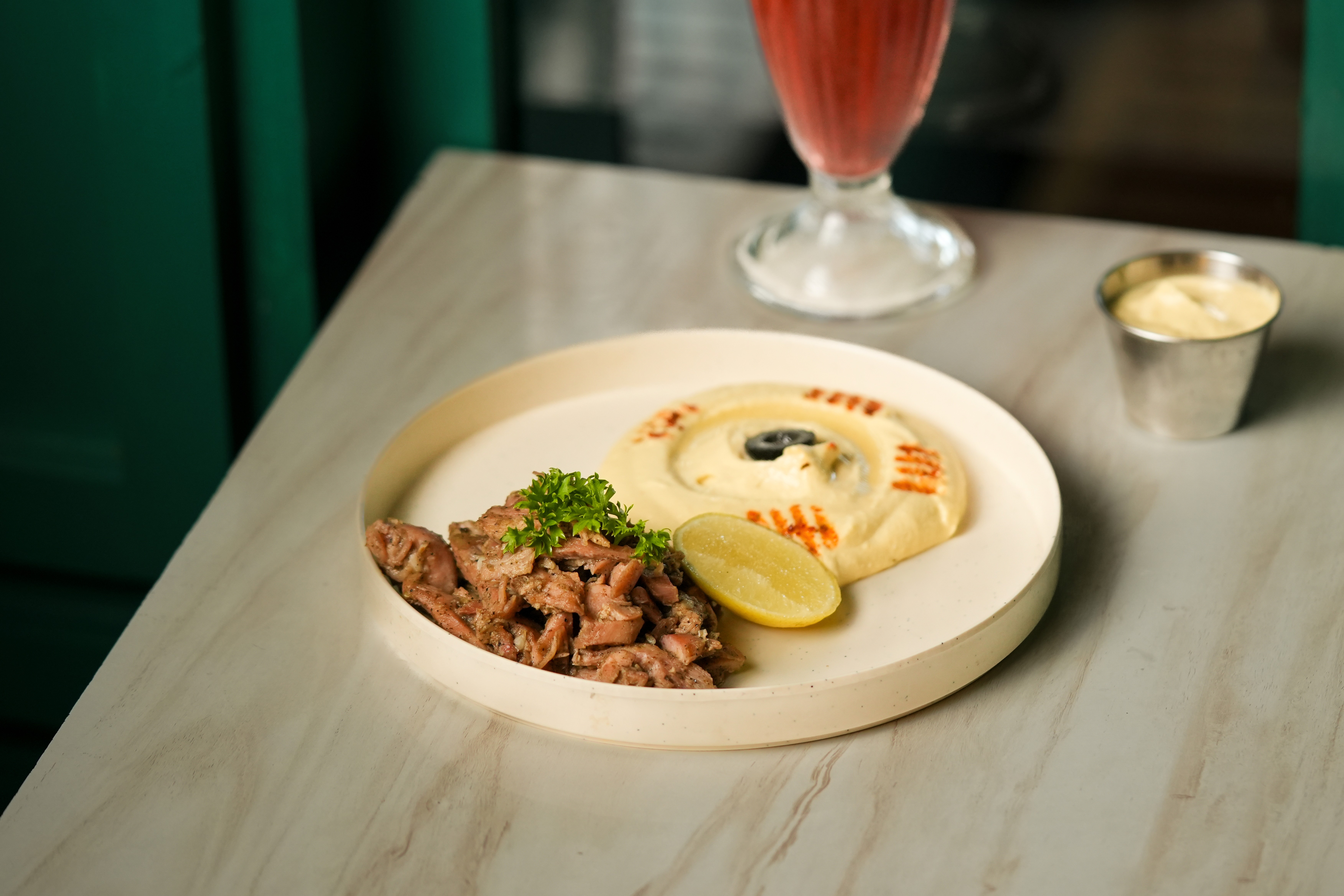 a black female model