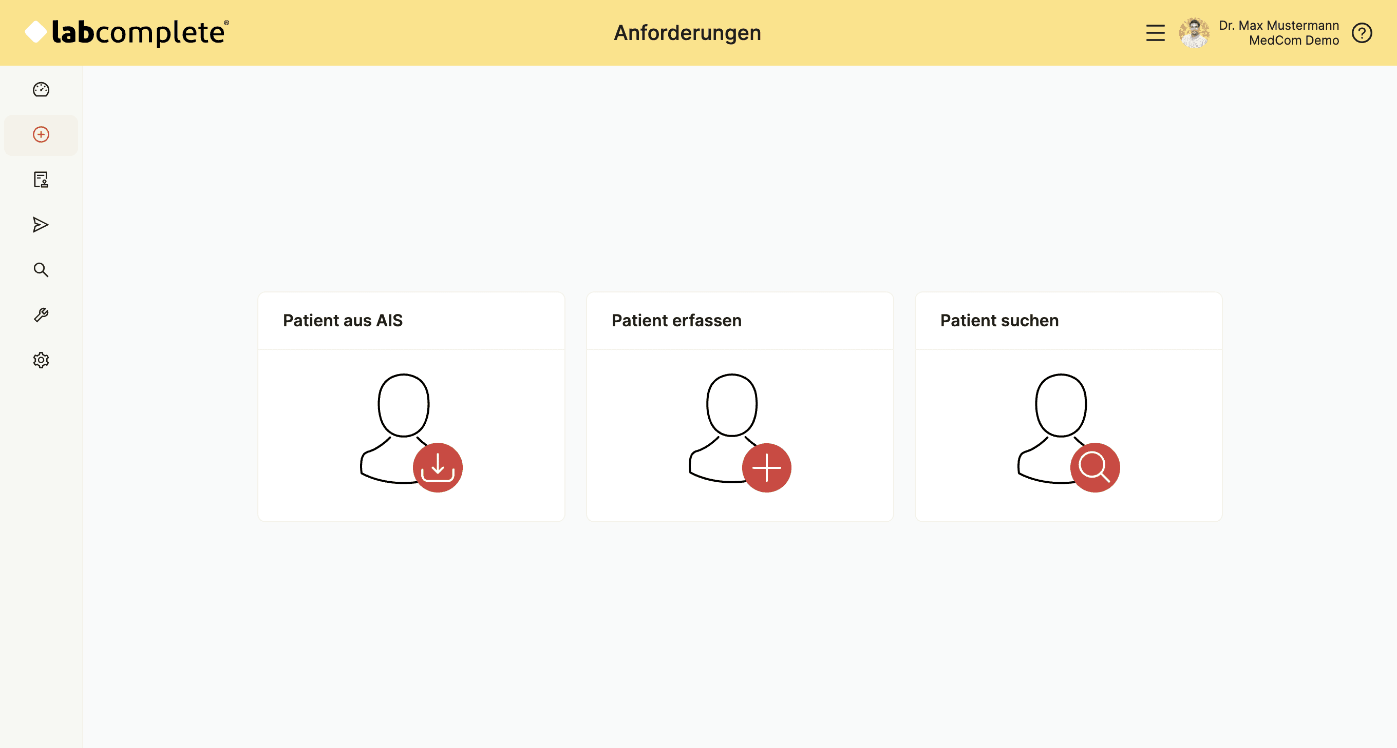 Labor request data import