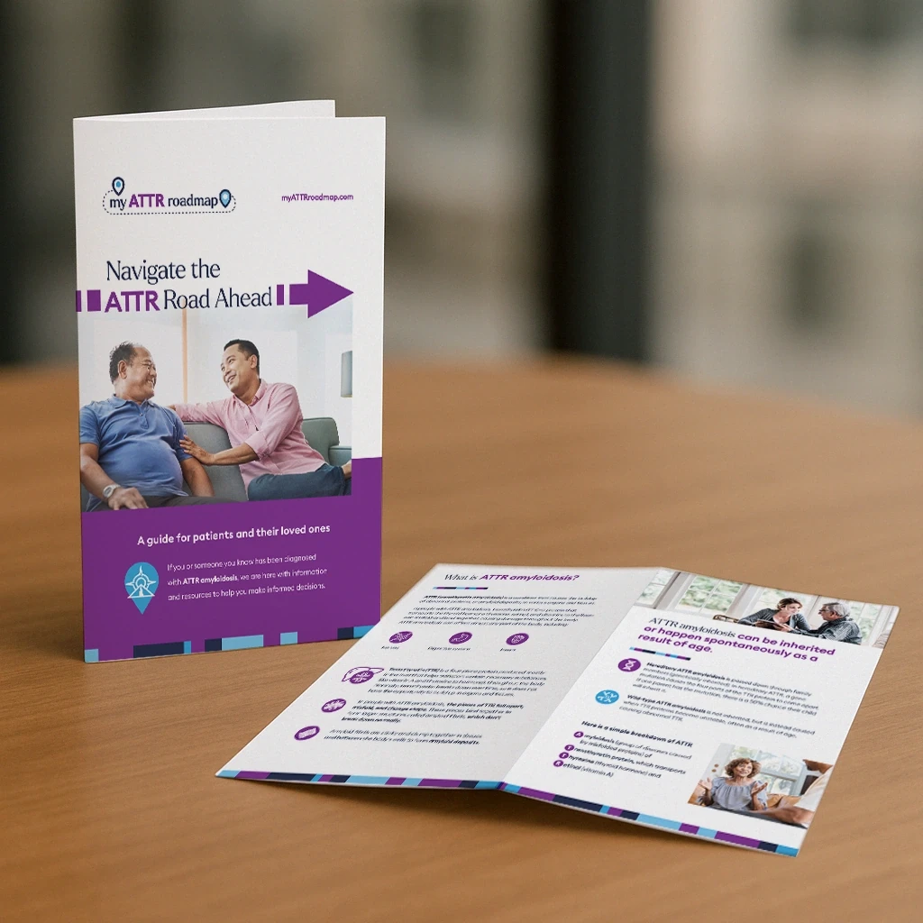 myATTR Roadmap disease-state awareness campaign, website, identity, and patient materials