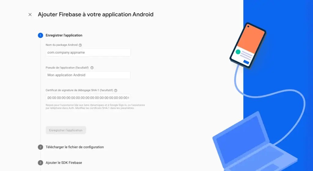 Enregistrer le projet