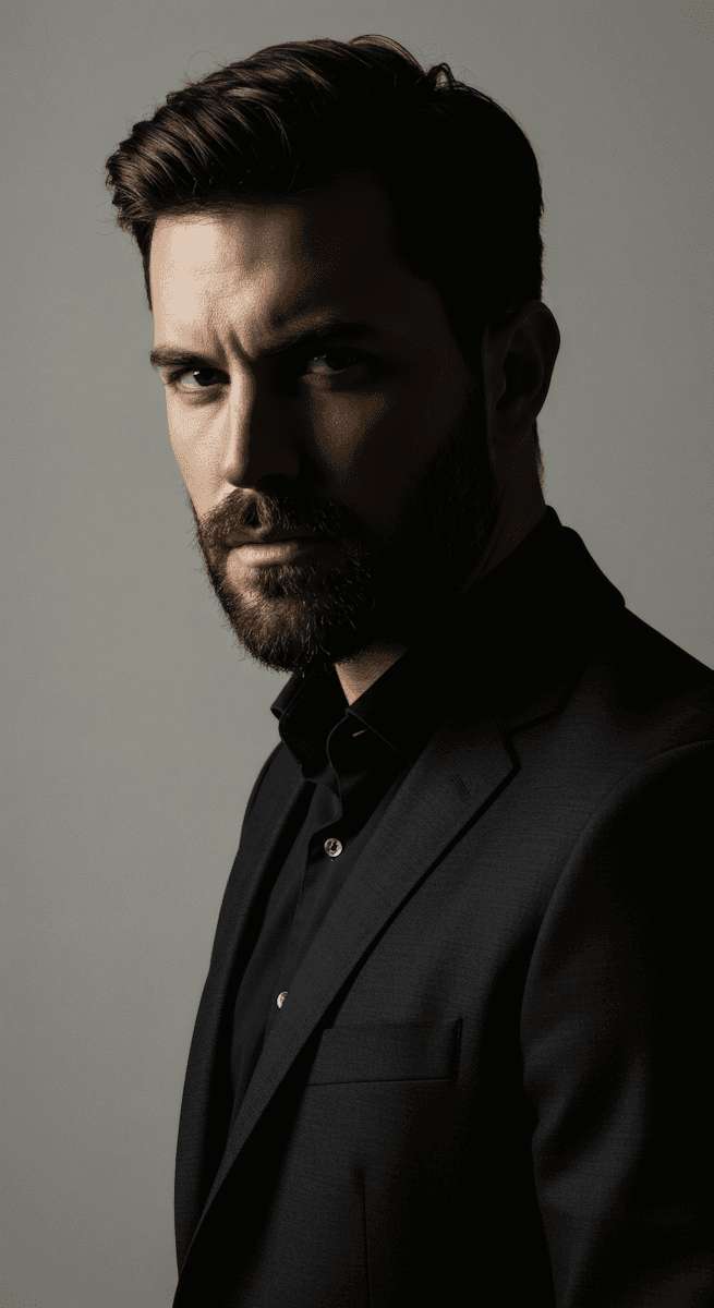 man face profile