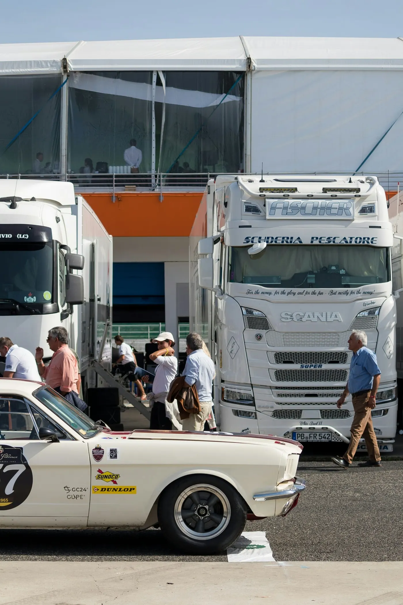 Silverstone circuit paddock at REDLINE