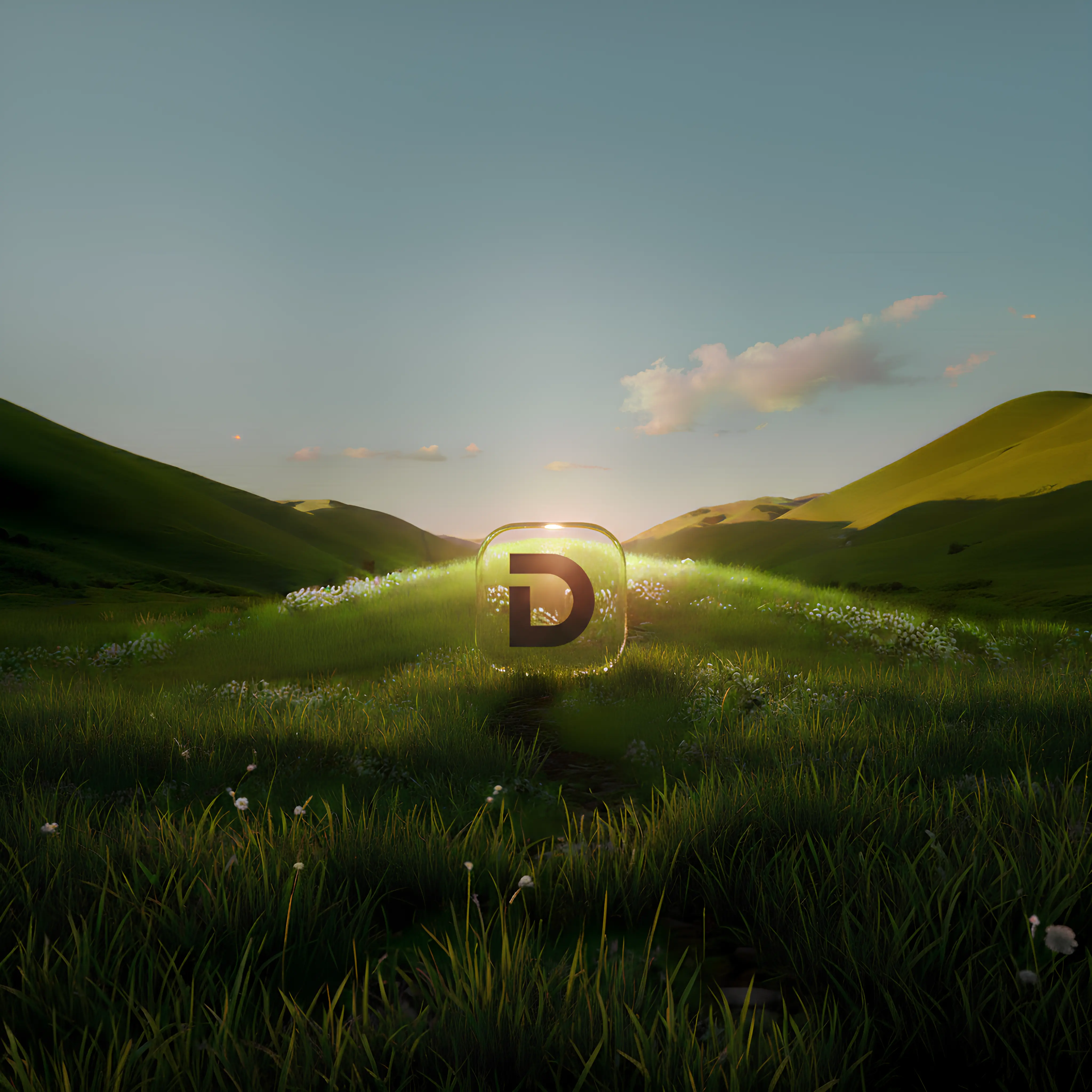 A man is standing in an office, looking out the window.