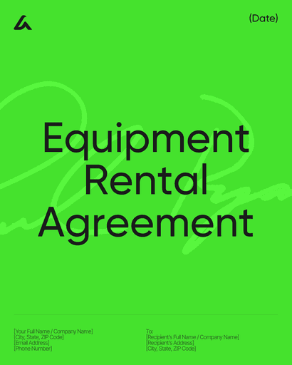 Equipment Rental Agreement