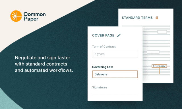 There and back again, again — welcome Common Paper