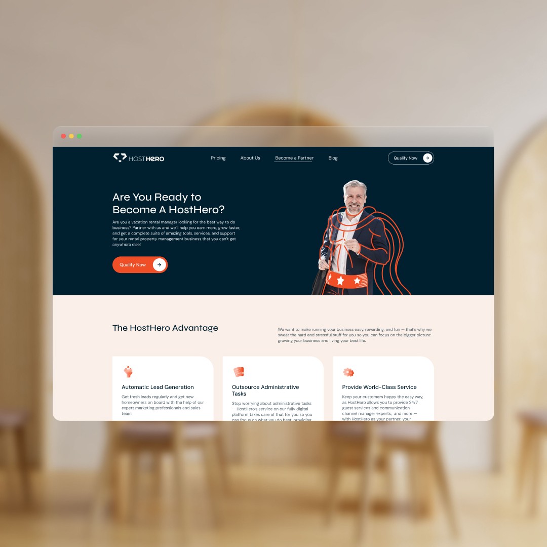 Modern home office setup with a monitor, ergonomic chair, keyboard, and indoor plants near a window with blinds.