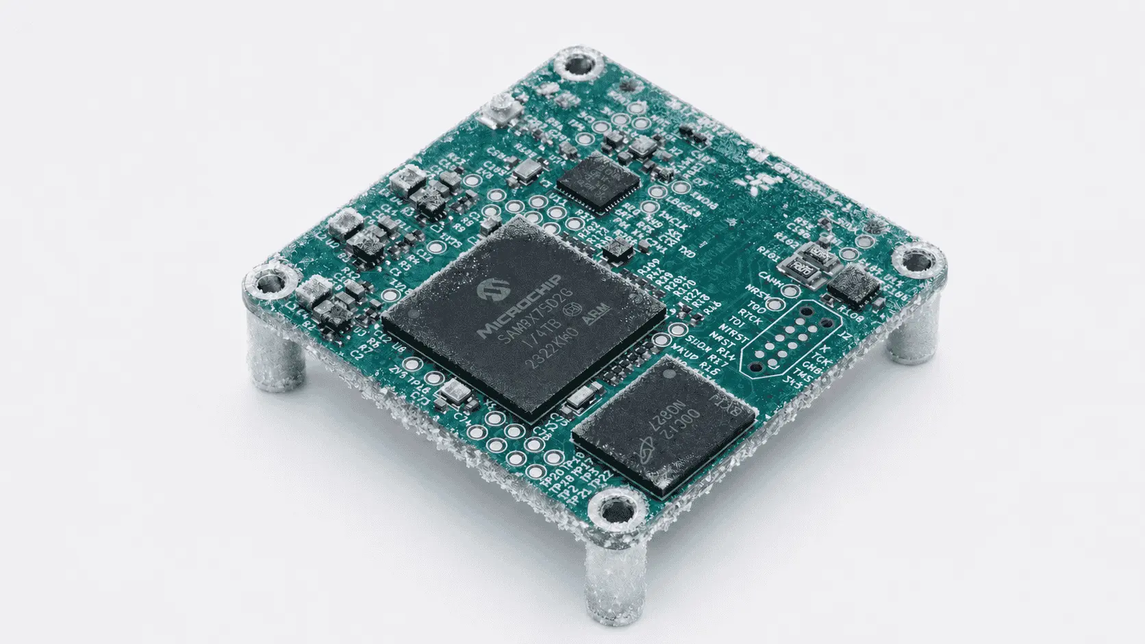 BotBlox circuit board undergoing environmental chamber testing