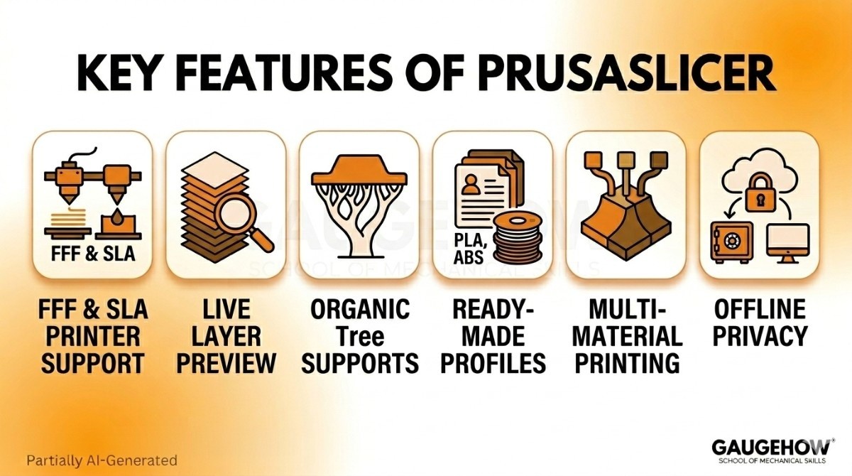 key features of prusaslicer