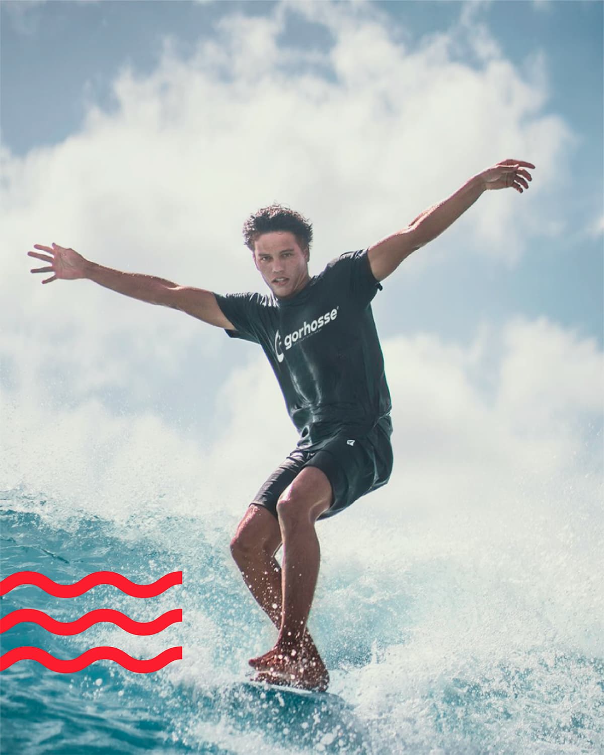 Projet m2graph Gorhosse marque surfwear branding tenu surf