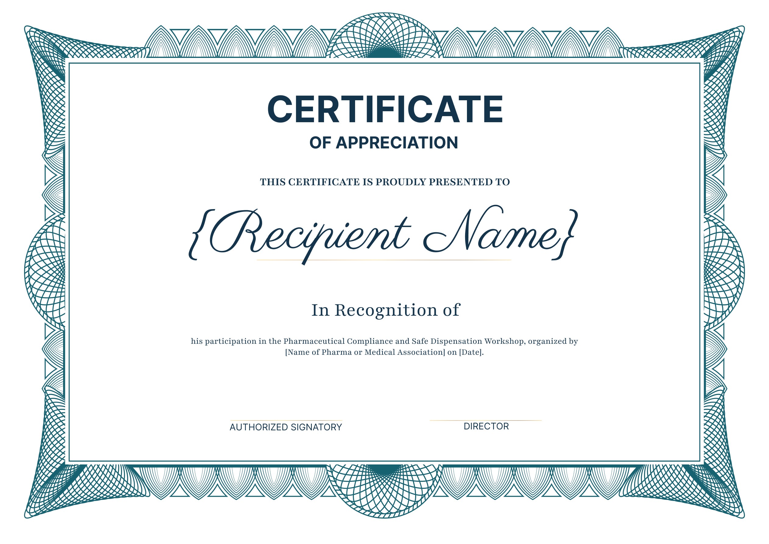 Wauld - Professional and stylish certificate of participation template