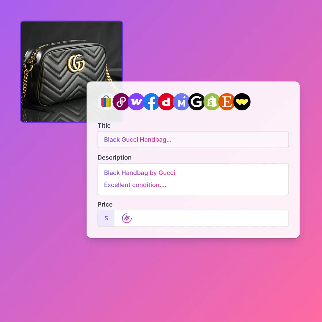 Create Your Listing Once