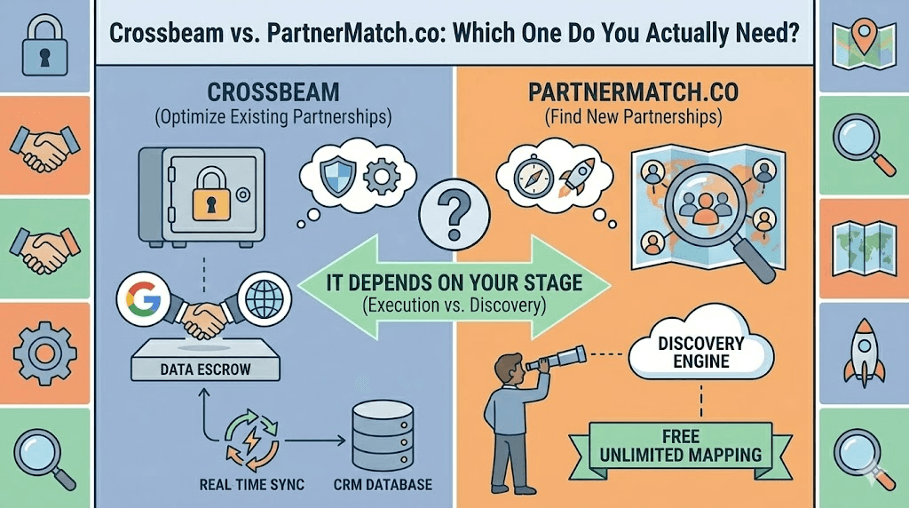 Crossbeam vs. PartnerMatch.co: Which One Do You Actually Need?