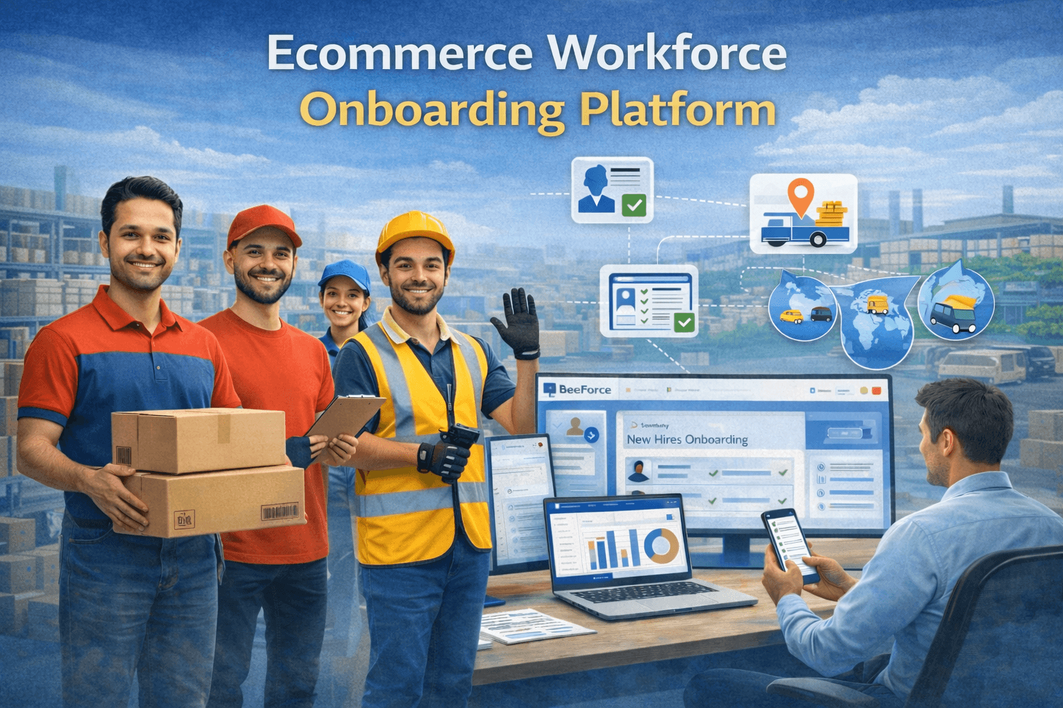 Ecommerce Workforce Onboarding Platform for Frontline Workers