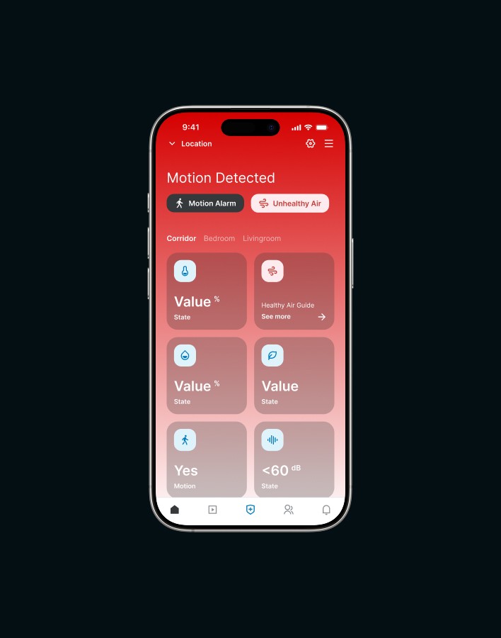 A screenshot from the Stuff page of the website