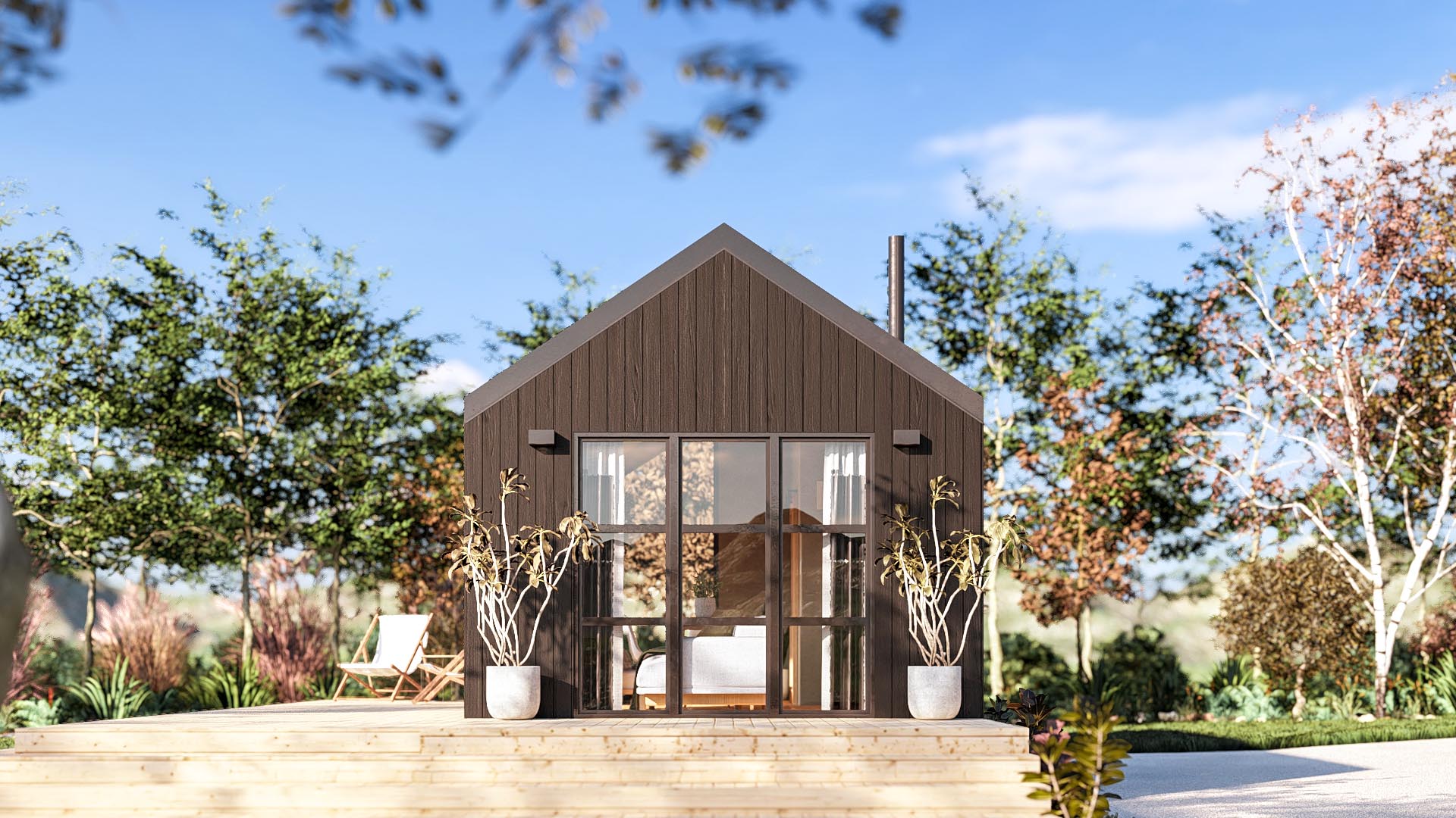 Extieorr of the 12x20 tiny house.