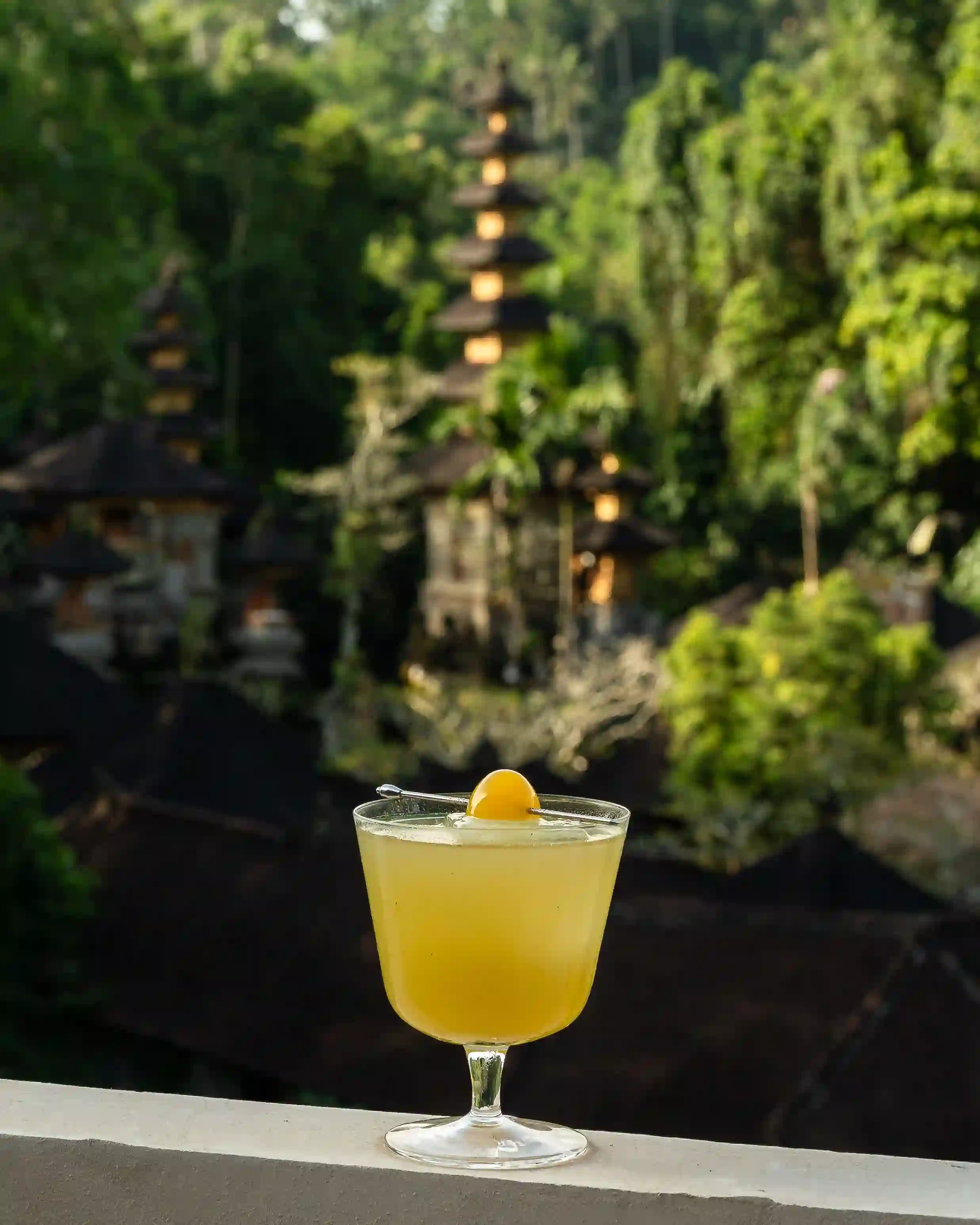 sundown hour at nari restaurant ubud