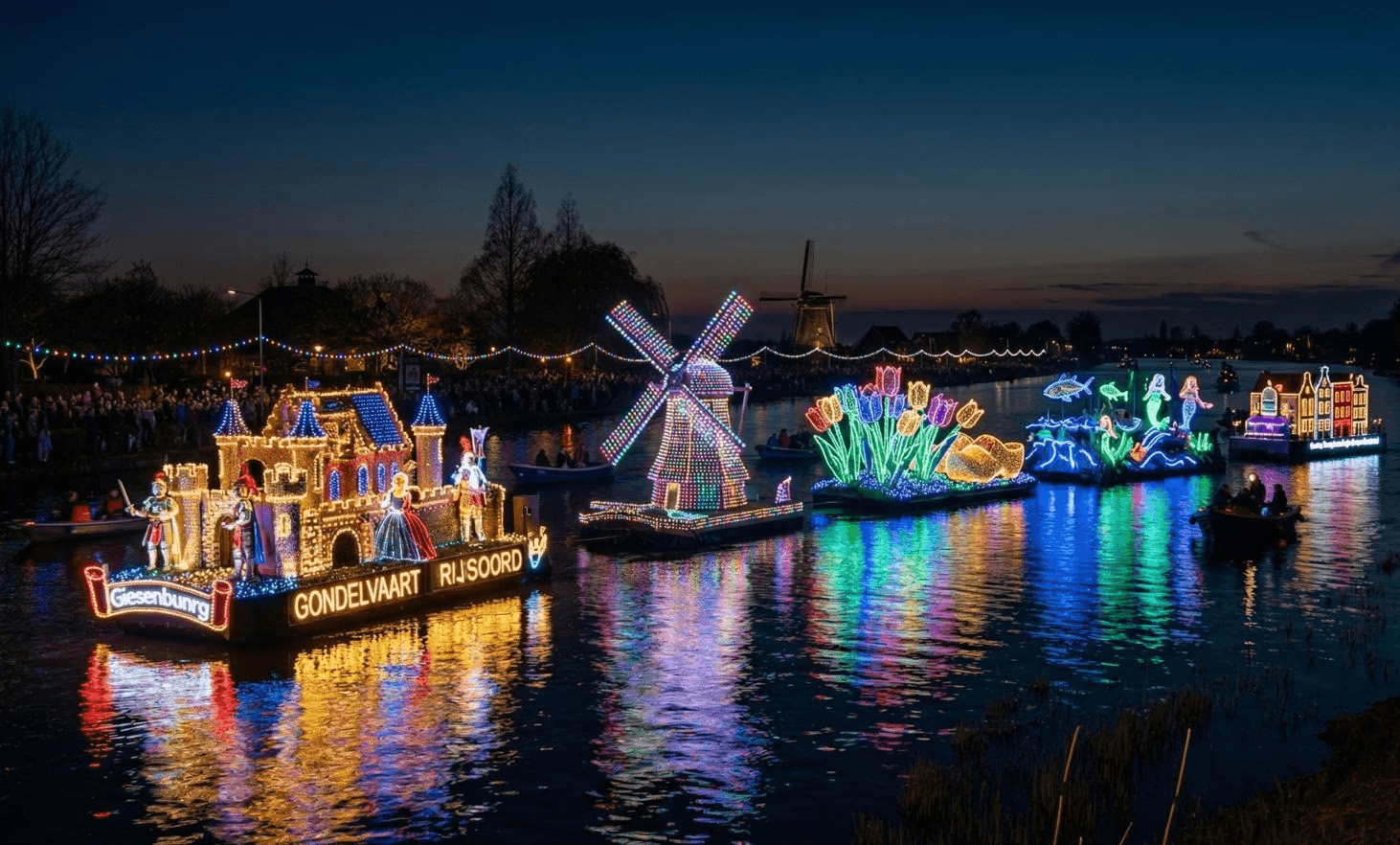 A beach volleyball player in a white tank top jumping to spike the ball against two opposing blockers.