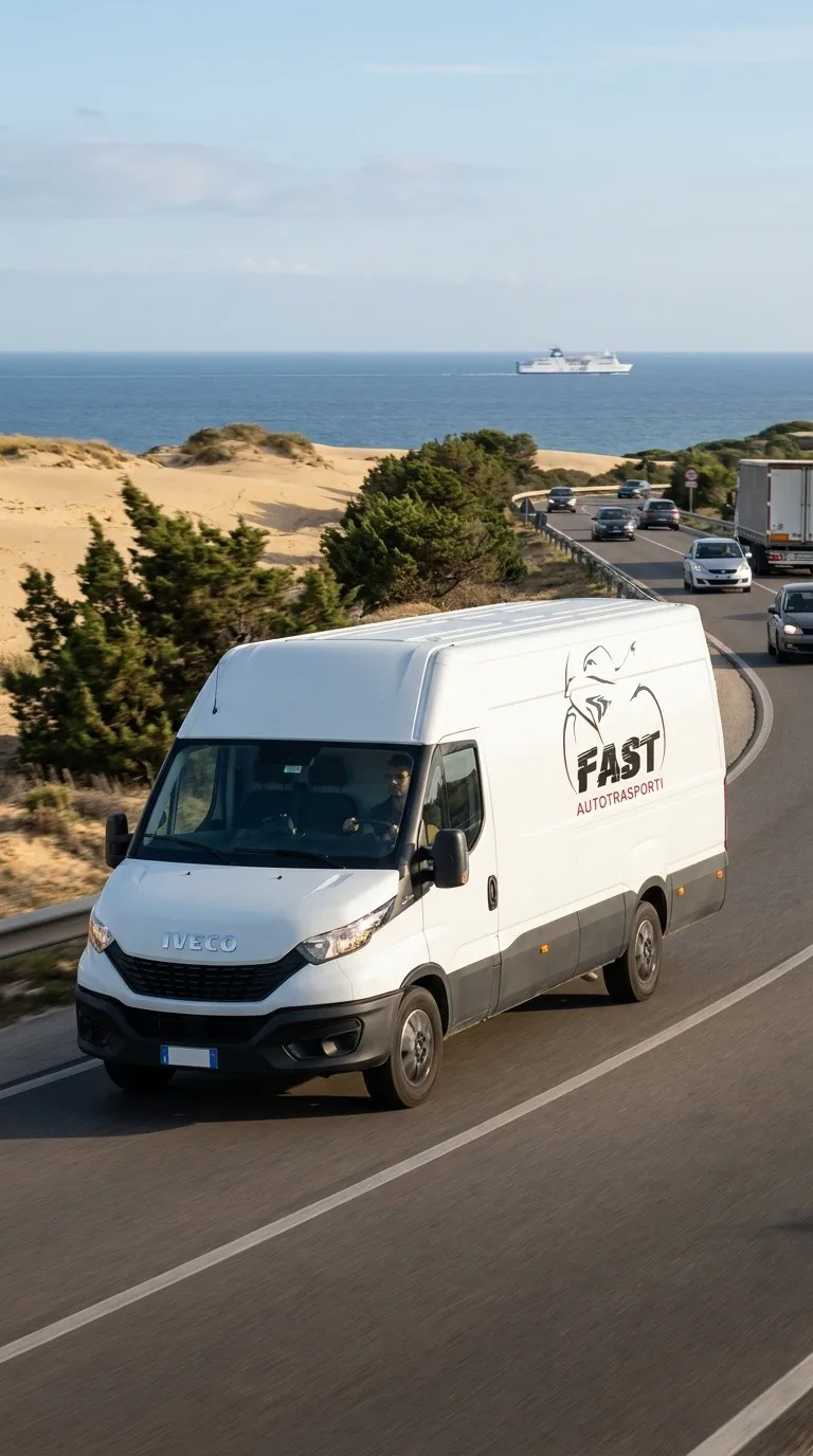 Furgone FAST per trasporto moto a Iglesias
