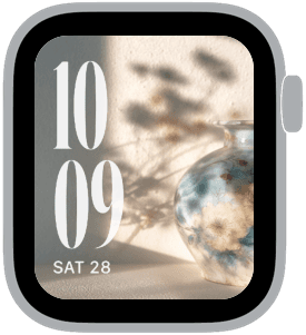 porcelain spring Apple Watch face preview 2 featuring easter and spring.
