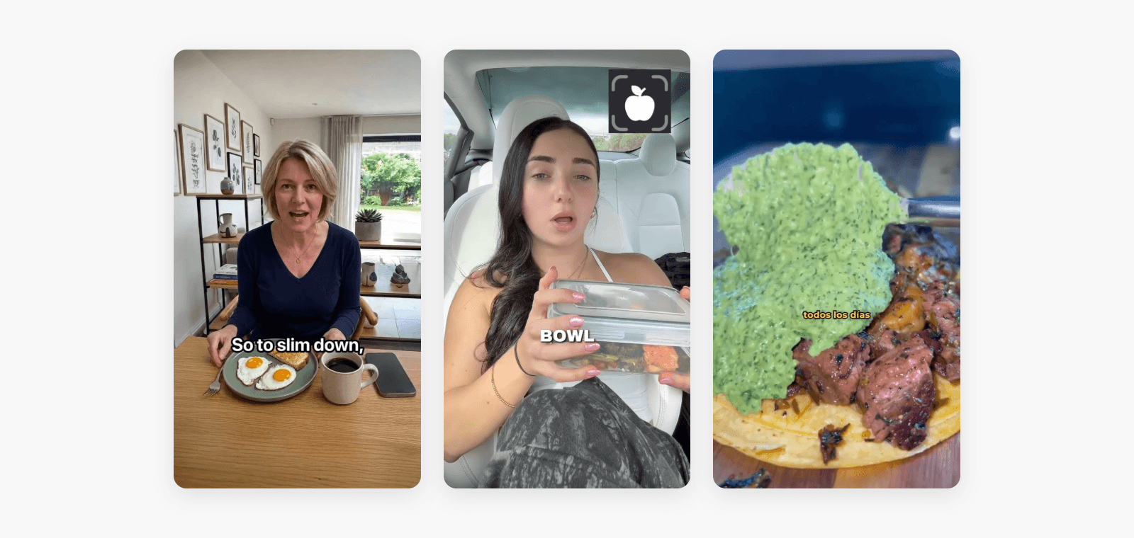 Joule, Cal AI and Welmi creatives side by side