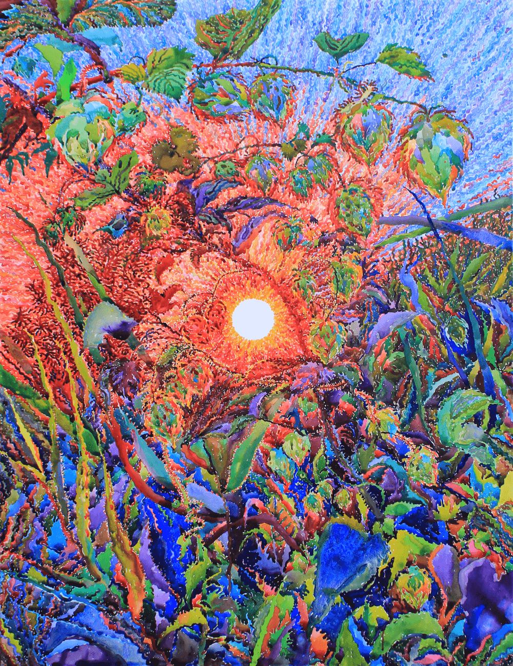 premium art poster and canvas prints, with originals available, from QART , of the artwork " Hop "