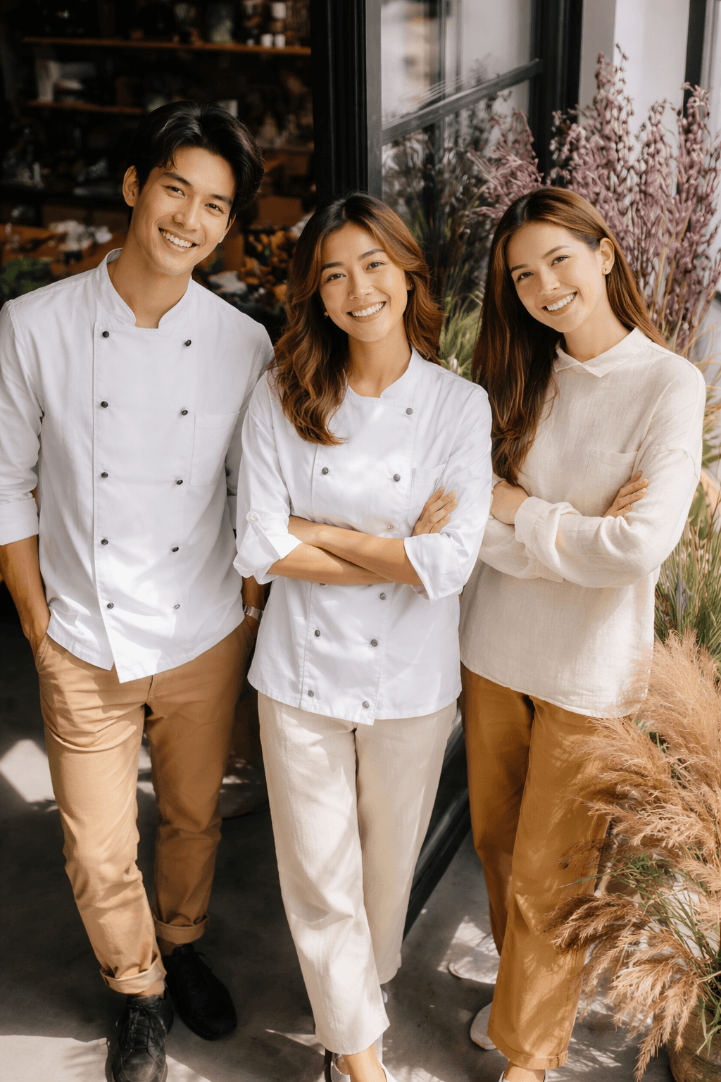 Restaurant employees