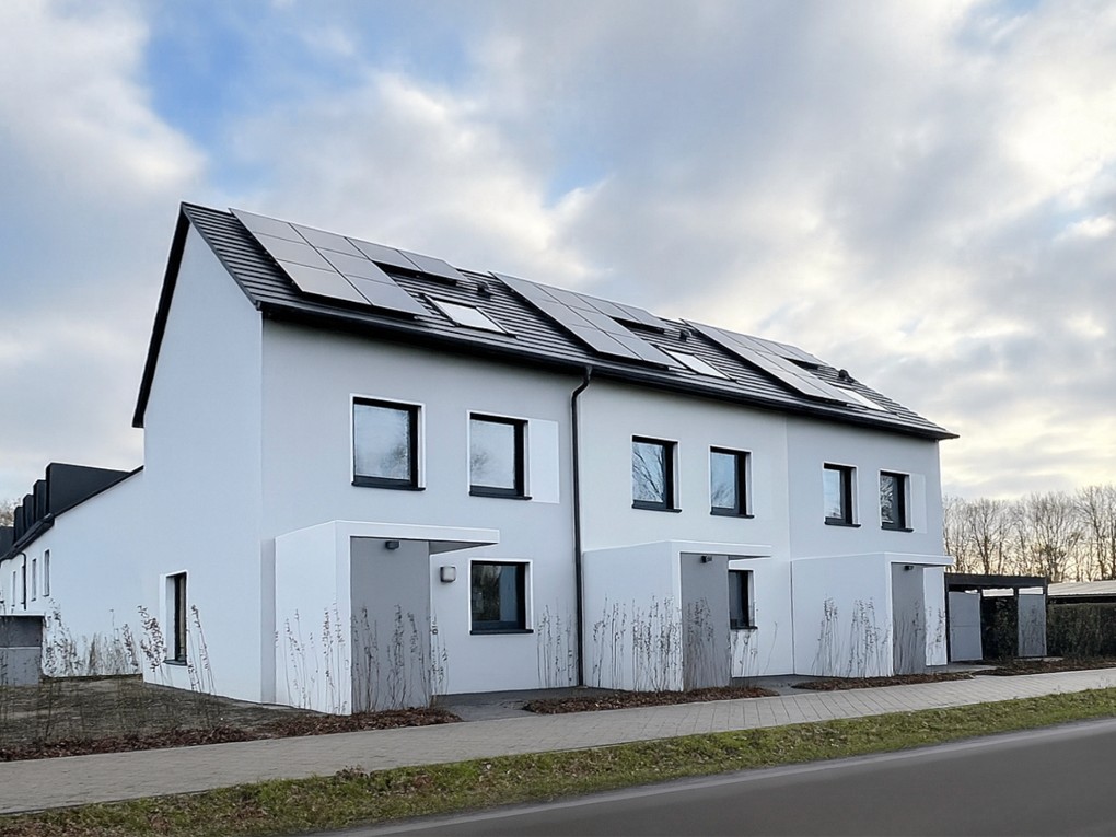 modern house with big windows