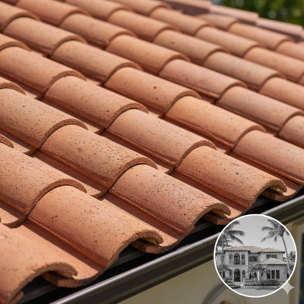 Benefits of clay roofs for residential roofing in Palm Beach