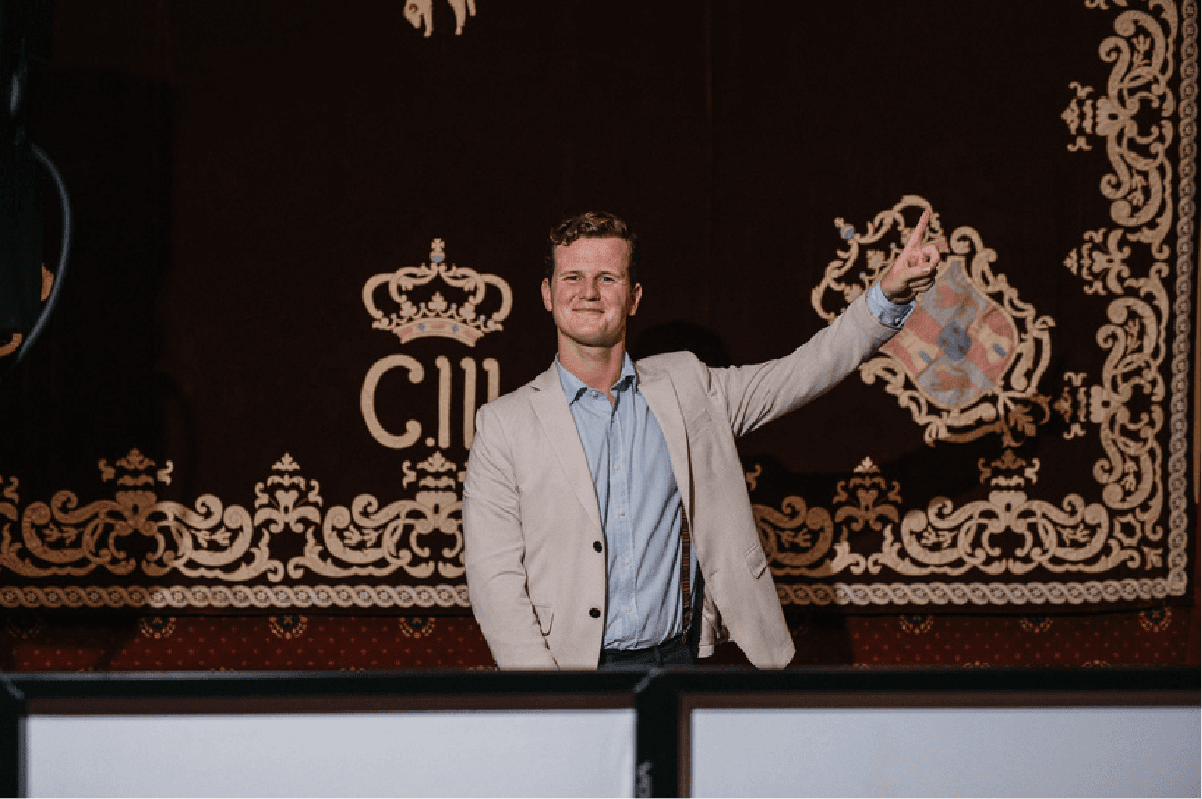 green chairs under umbrellas on shore