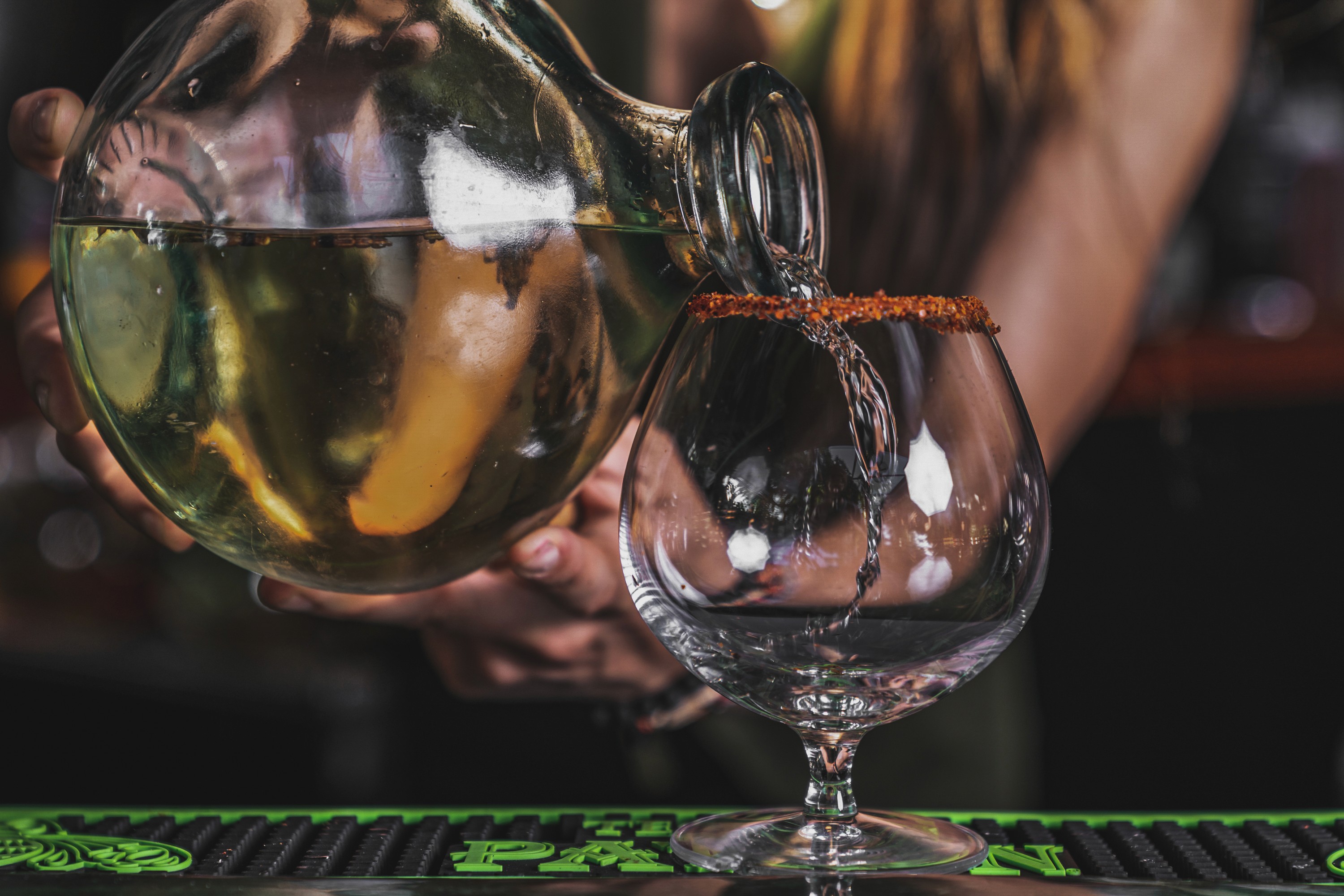a cocktail glass